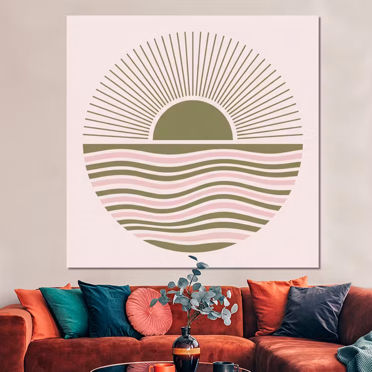 Forex - Zon - Zee - Abstract - Modern - Roze — 3