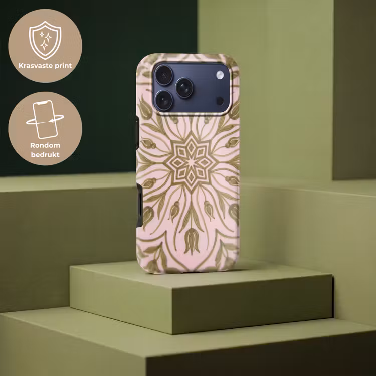 Telefoonhoesje Toughcase - Patroon - Mandala - Decoratie - Abstract - Groen — 7