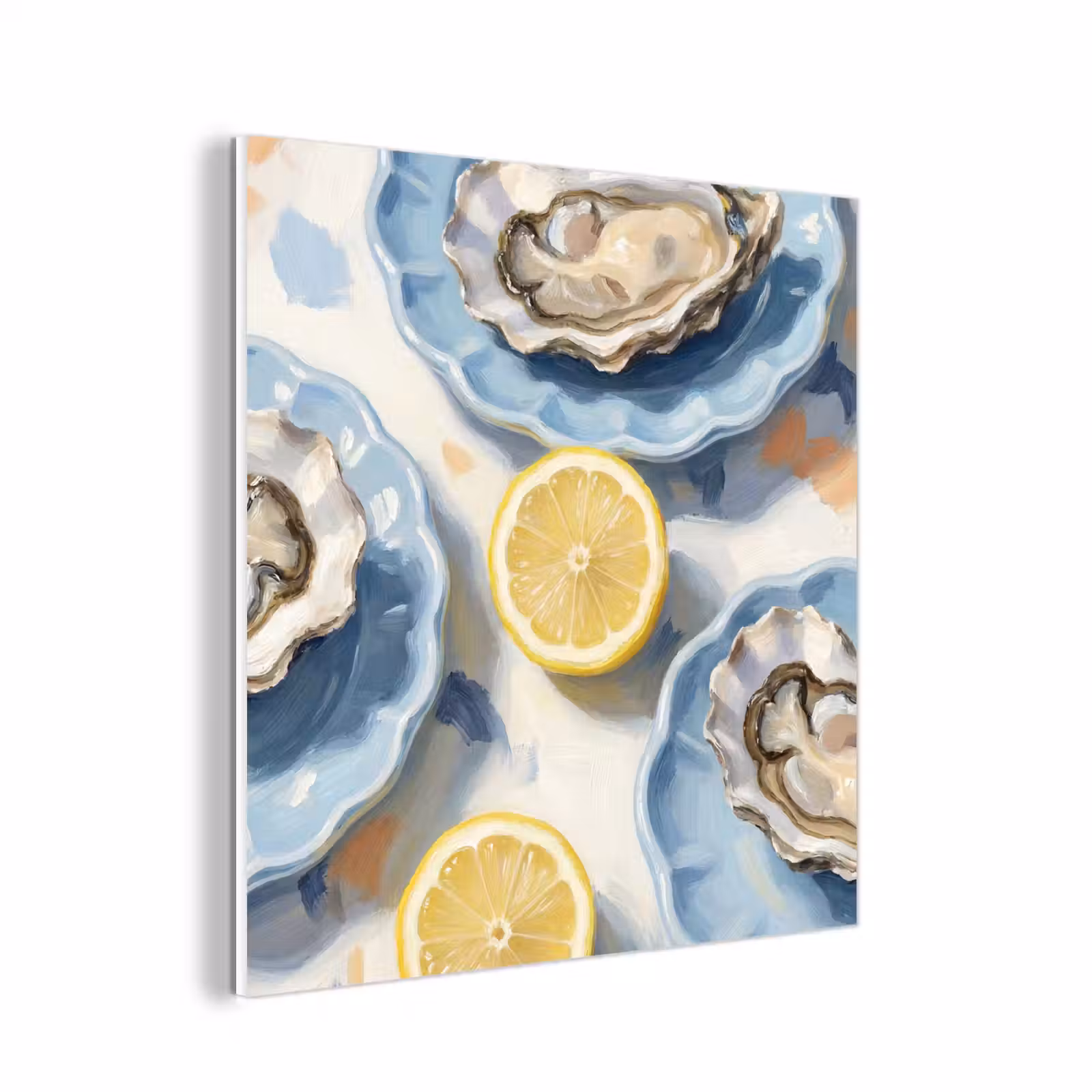 Forex - Eten - Oesters - Citroenen - Modern - Geel — 1