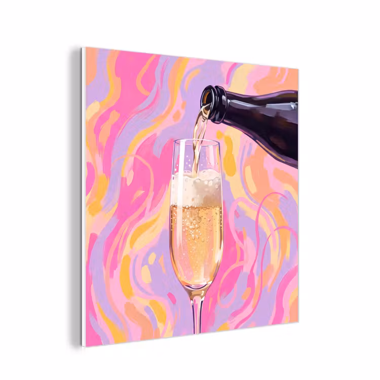 Forex - Drank - Inschenken - Feest - Abstract - Roze — 1