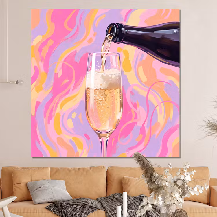 Forex - Drank - Inschenken - Feest - Abstract - Roze — 4