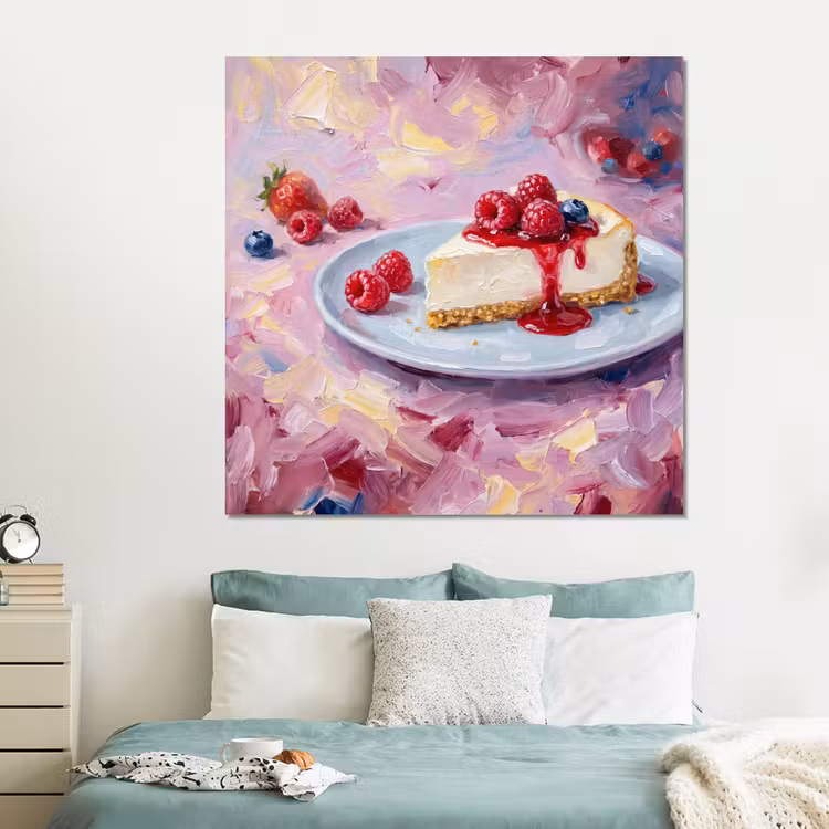 Forex - Eten - Cheesecake - Bessen - Abstract - Roze — 2