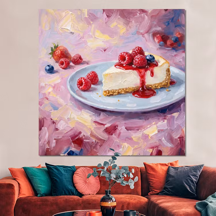 Forex - Eten - Cheesecake - Bessen - Abstract - Roze — 3