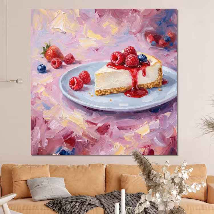 Forex - Eten - Cheesecake - Bessen - Abstract - Roze — 4