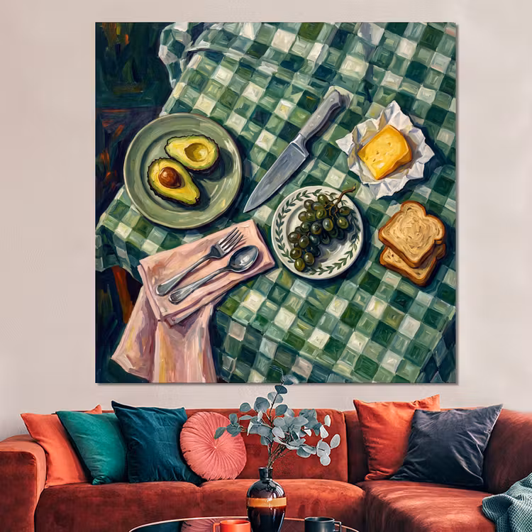 Forex - Eten - Ontbijt - Tafel - Modern - Groen — 3