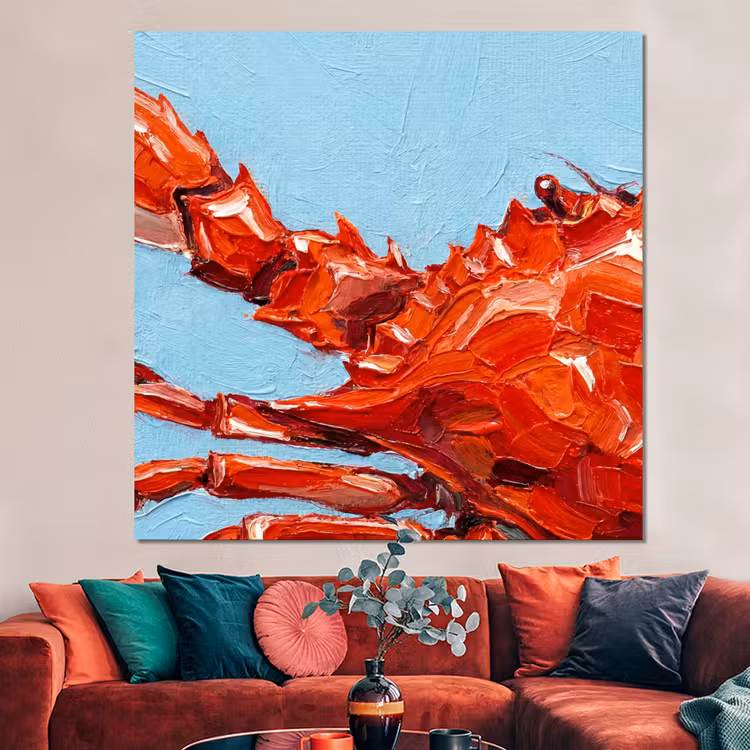 Forex - Krab - Zee - Dieren - Abstract - Rood — 3