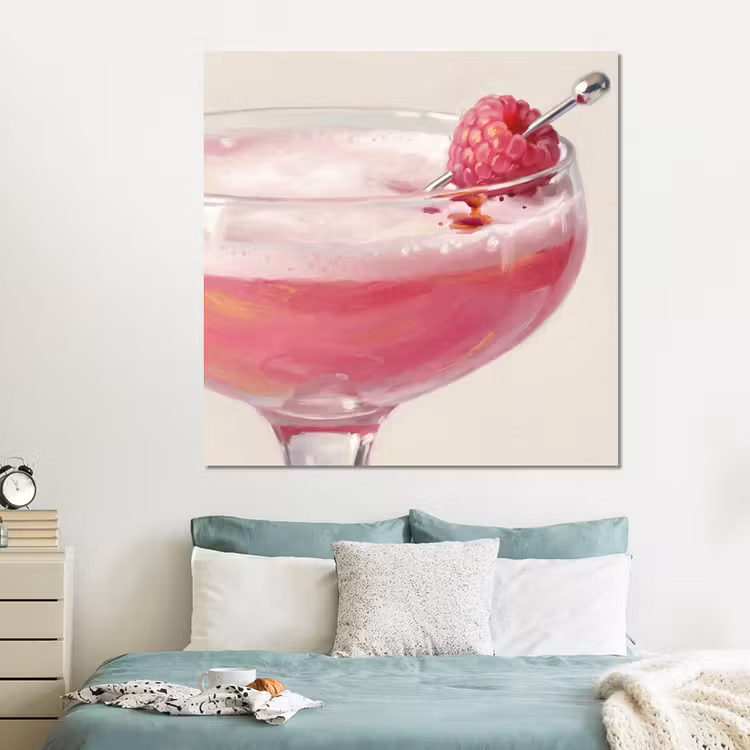 Forex - Cocktail - Framboos - Drank - Modern - Roze — 2
