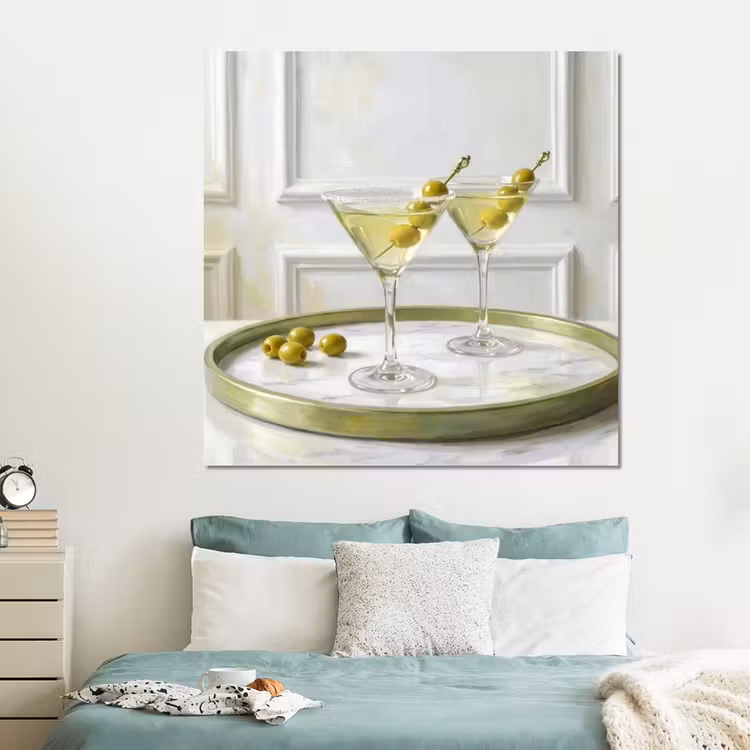 Forex - Drank - Martini - Olijven - Modern - Wit — 2