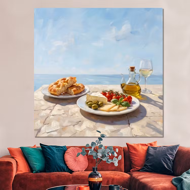 Forex - Eten - Middellandse Zee - Natuur - Geschilderd — 3