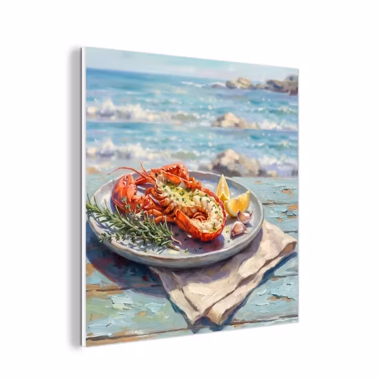 Forex - Eten - Zee - Kust - Modern - Blauw — 1