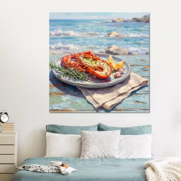 Forex - Eten - Zee - Kust - Modern - Blauw — 2