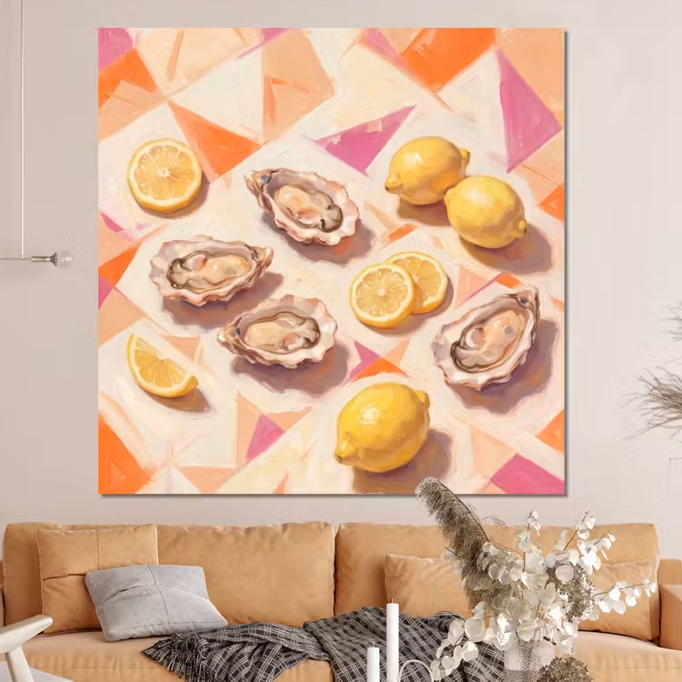 Forex - Stilleven - Citroenen - Oesters - Abstract - Oranje — 4