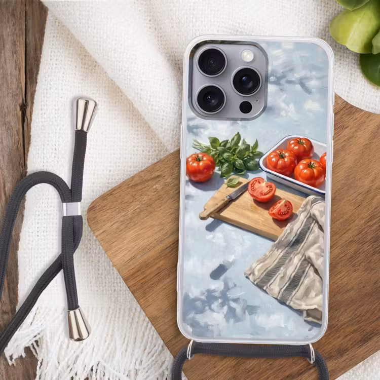 Telefoonhoesje met koord - Eten - Keuken - Ingrediënten - Stillleven - Rood — 3