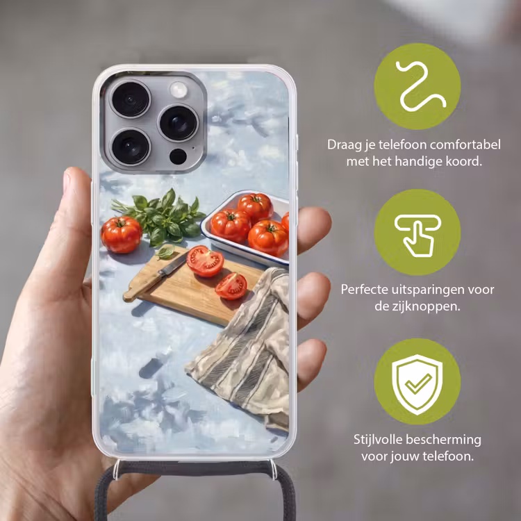 Telefoonhoesje met koord - Eten - Keuken - Ingrediënten - Stillleven - Rood — 4