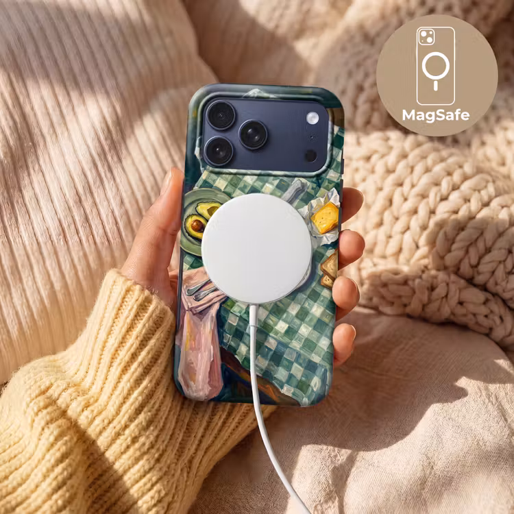 Telefoonhoesje Toughcase - Eten - Ontbijt - Tafel - Modern - Groen — 8