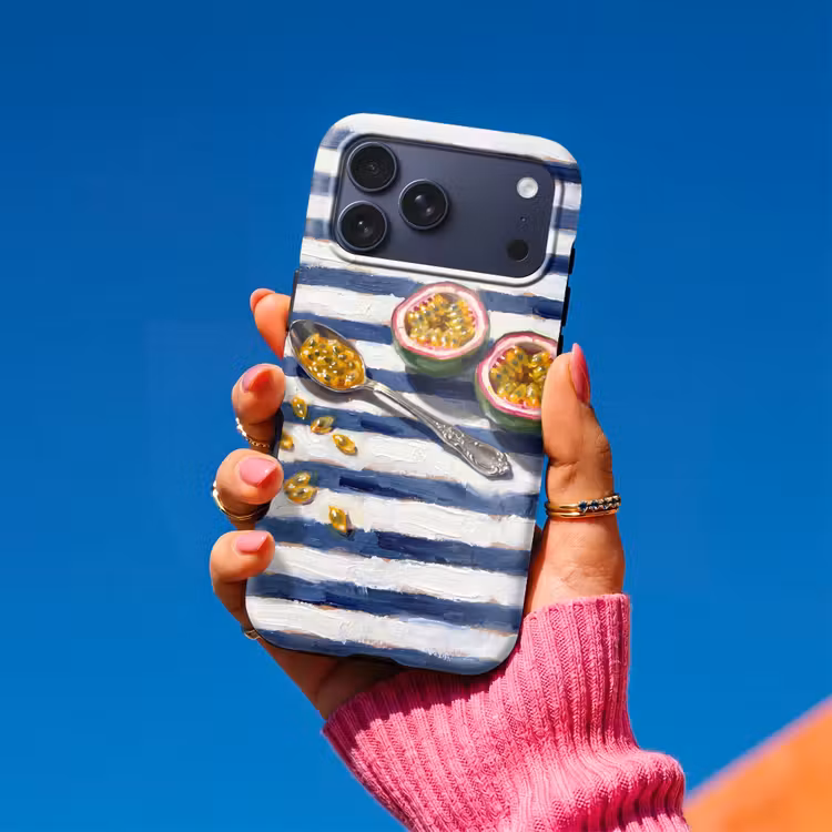 Telefoonhoesje Toughcase - Eten - Passievrucht - Tropisch - Modern - Kleurrijk — 2