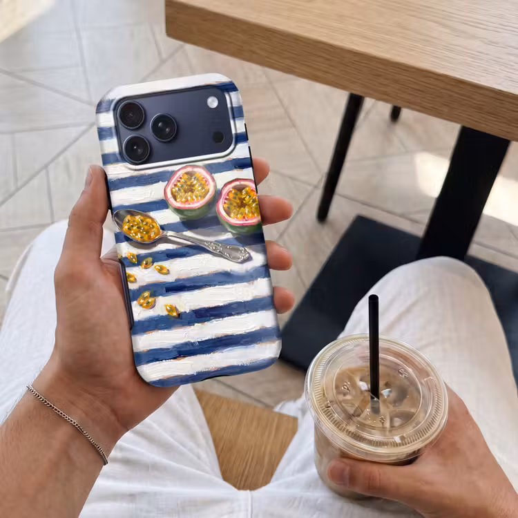 Telefoonhoesje Toughcase - Eten - Passievrucht - Tropisch - Modern - Kleurrijk — 4