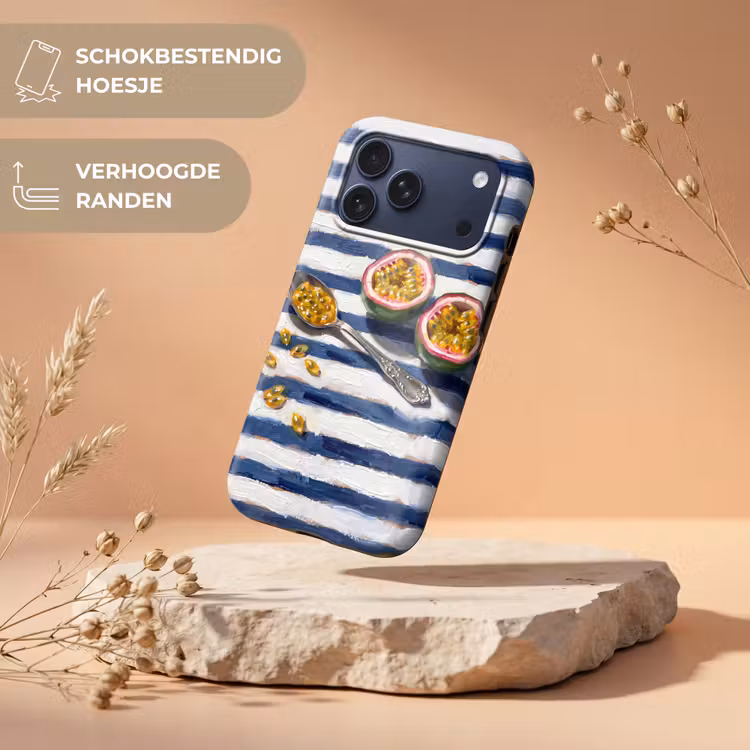 Telefoonhoesje Toughcase - Eten - Passievrucht - Tropisch - Modern - Kleurrijk — 5
