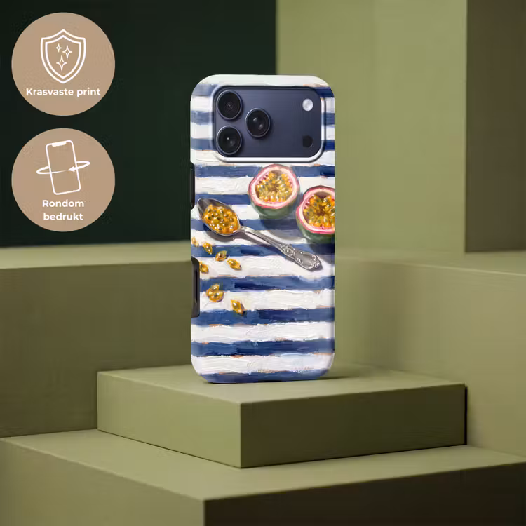 Telefoonhoesje Toughcase - Eten - Passievrucht - Tropisch - Modern - Kleurrijk — 7
