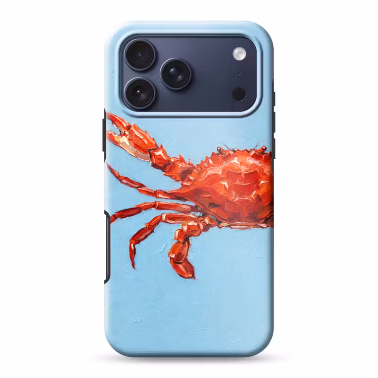 Telefoonhoesje Toughcase - Krab - Zee - Dieren - Abstract - Rood — 1
