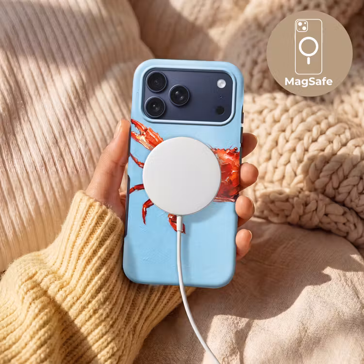 Telefoonhoesje Toughcase - Krab - Zee - Dieren - Abstract - Rood — 8
