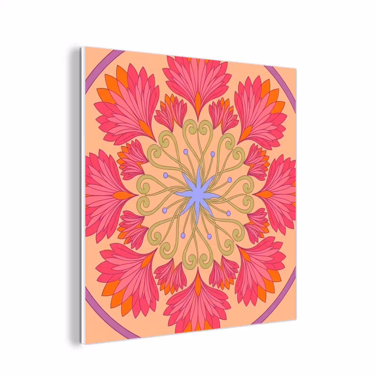 Forex - Bloemen - Patroon - Abstract - Roze - Decoratief — 1