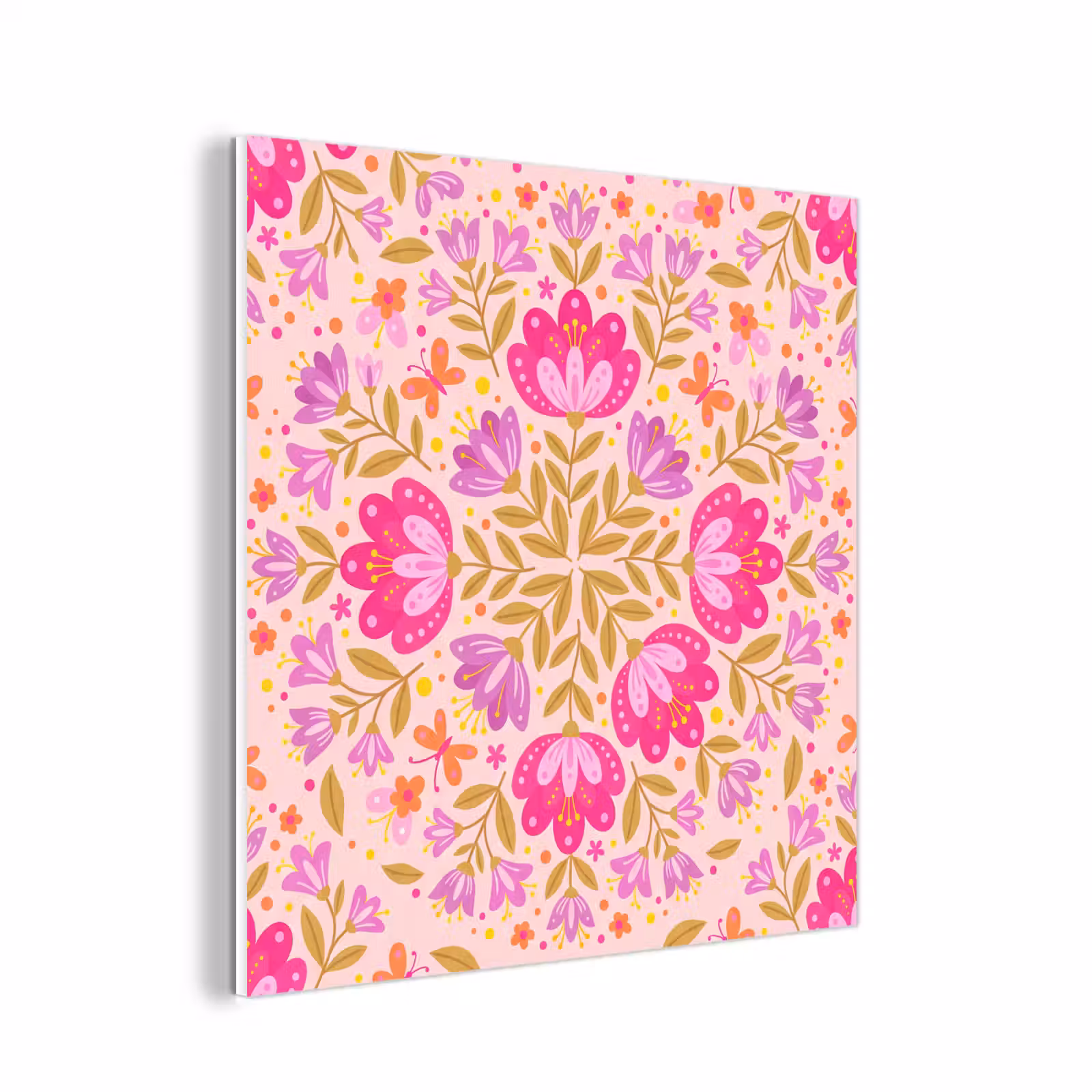 Forex - Bloemen - Patroon - Natuur - Abstract - Roze — 1