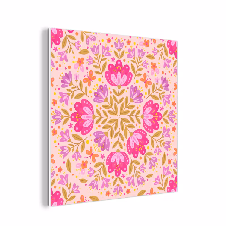 Forex - Bloemen - Patroon - Natuur - Abstract - Roze — 1