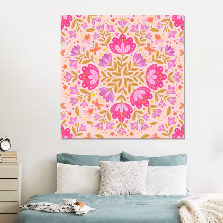 Forex - Bloemen - Patroon - Natuur - Abstract - Roze — 2
