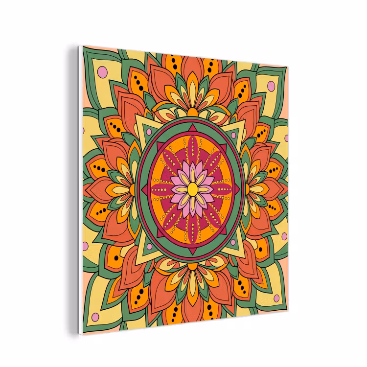 Forex - Mandala - Bloemen - Abstract - Kleurrijk — 1