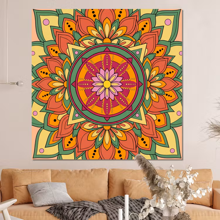 Forex - Mandala - Bloemen - Abstract - Kleurrijk — 4