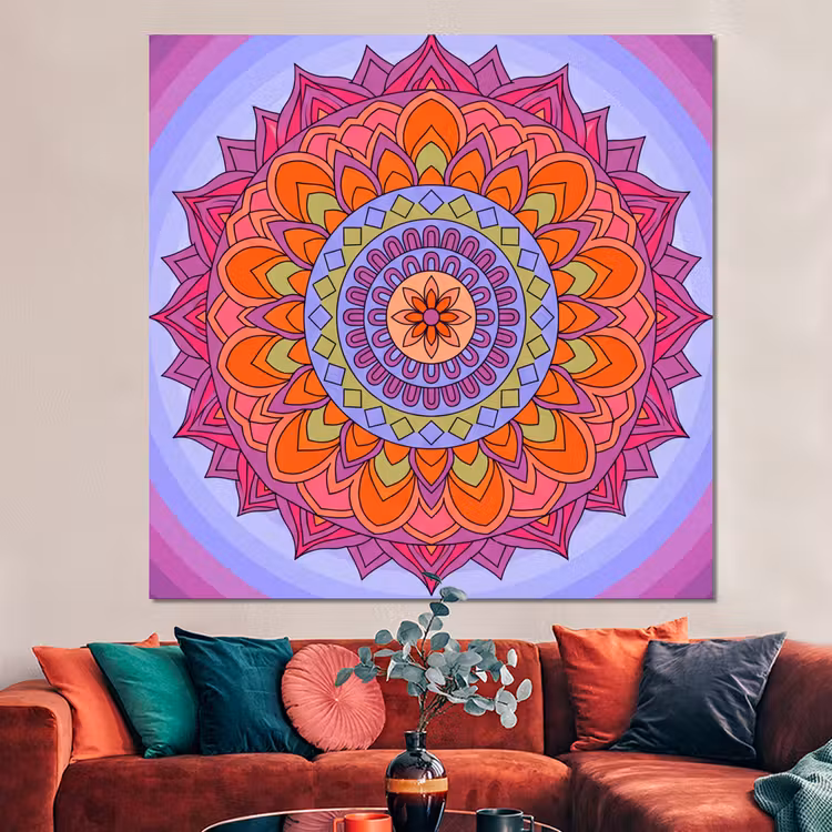 Forex - Mandala - Cirkel - Abstract - Kleurrijk - Patroon — 3