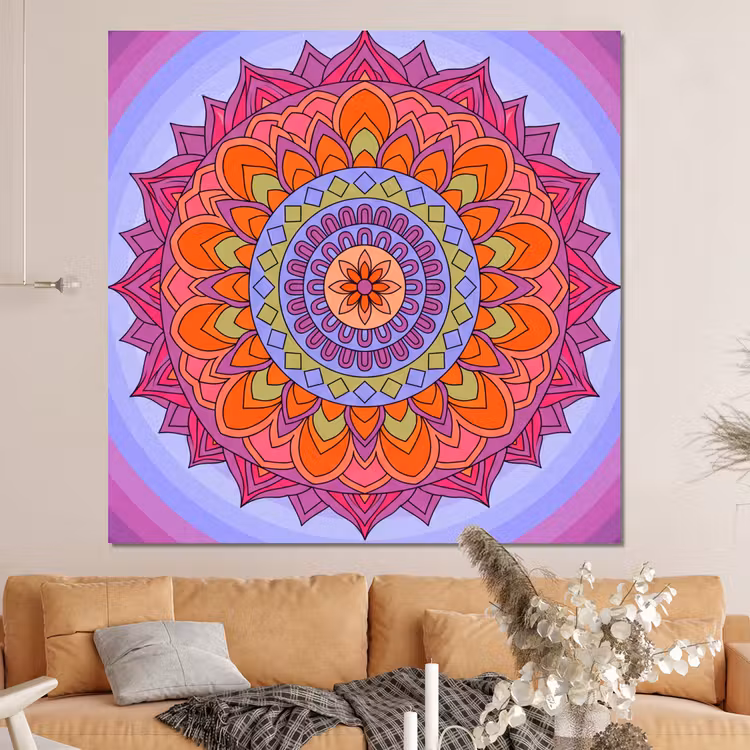 Forex - Mandala - Cirkel - Abstract - Kleurrijk - Patroon — 4