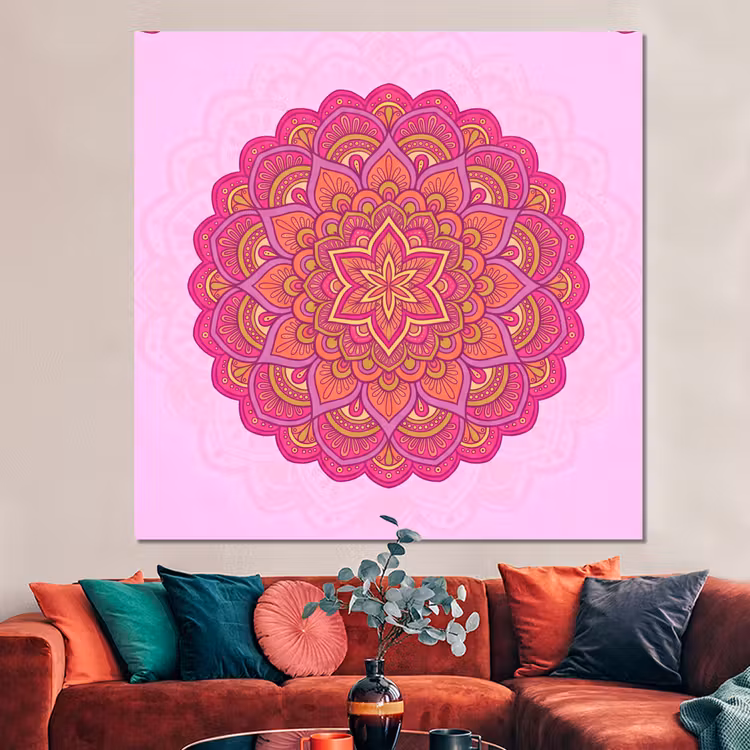 Forex - Mandala - Cirkel - Spiritueel - Oosters - Roze — 3