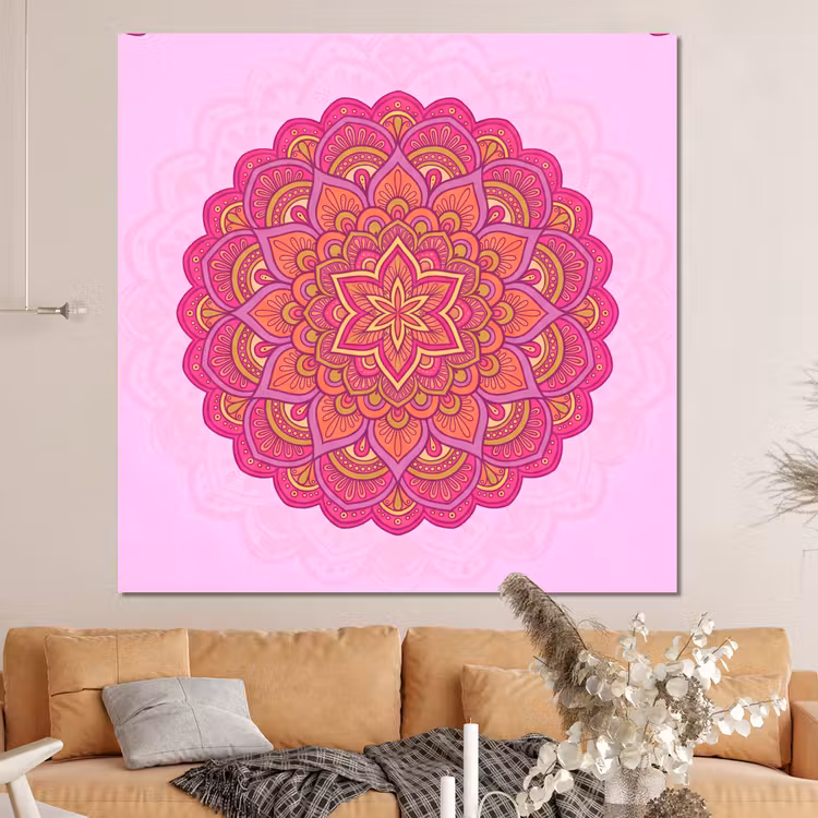 Forex - Mandala - Cirkel - Spiritueel - Oosters - Roze — 4