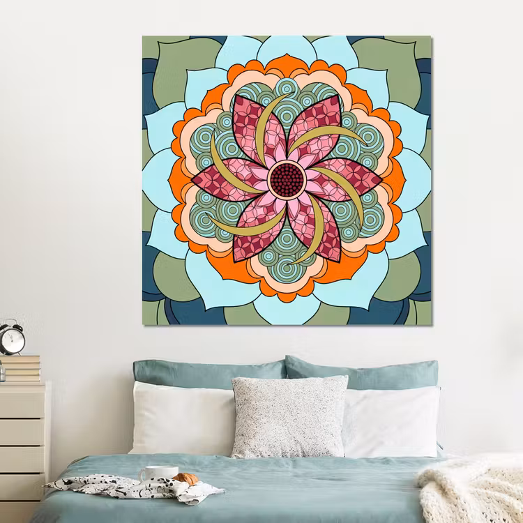 Forex - Mandala - Geometrisch - Kunst - Decoratief - Kleurrijk — 2