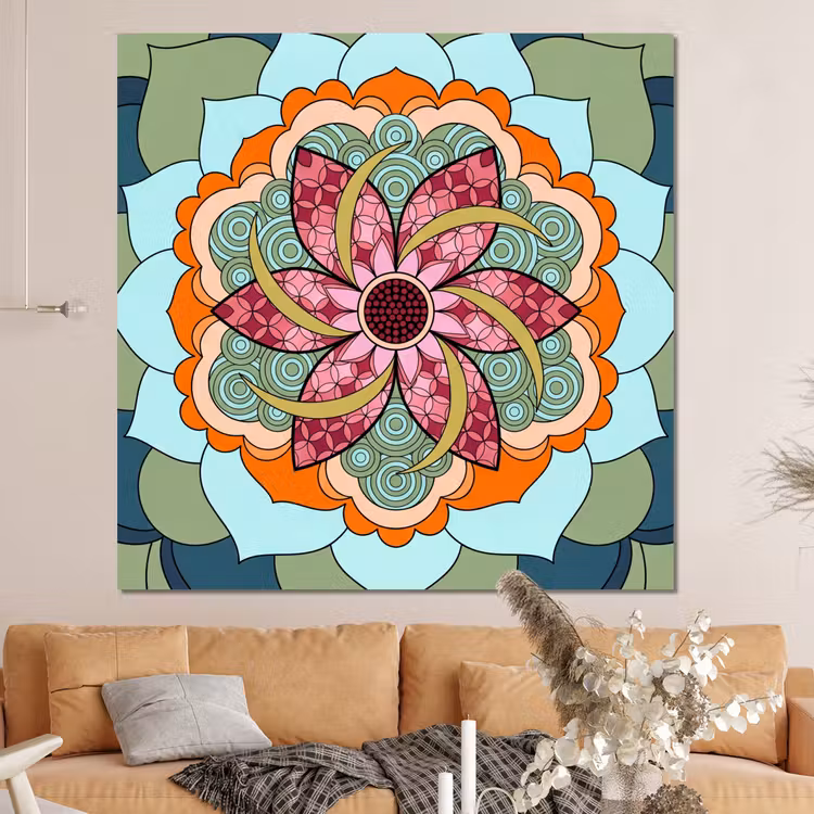 Forex - Mandala - Geometrisch - Kunst - Decoratief - Kleurrijk — 4
