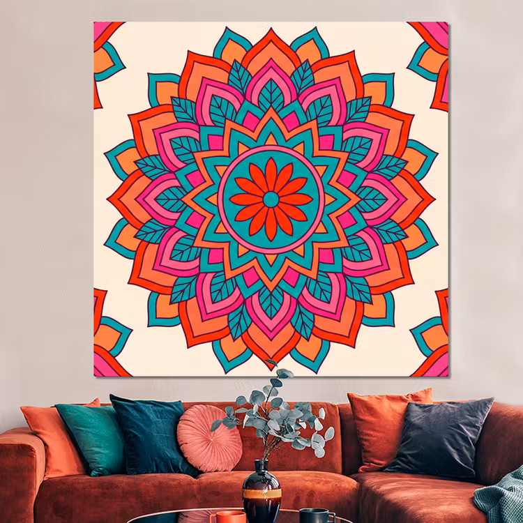Forex - Mandala - Patroon - Abstract - Kleurrijk - Modern — 3