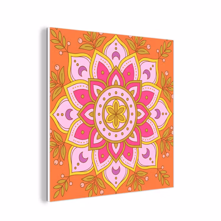 Forex - Patroon - Bloemmotief - Decoratie - Abstract - Roze — 1