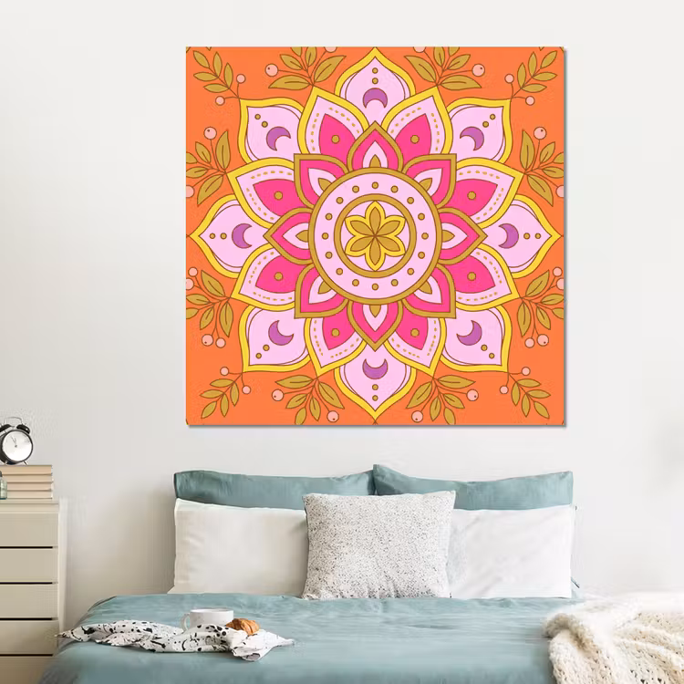 Forex - Patroon - Bloemmotief - Decoratie - Abstract - Roze — 2