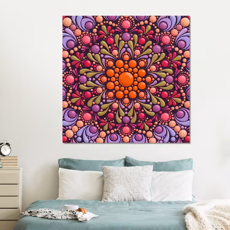 Forex - Patroon - Stippen - Abstract - Modern - Kleurrijk — 2