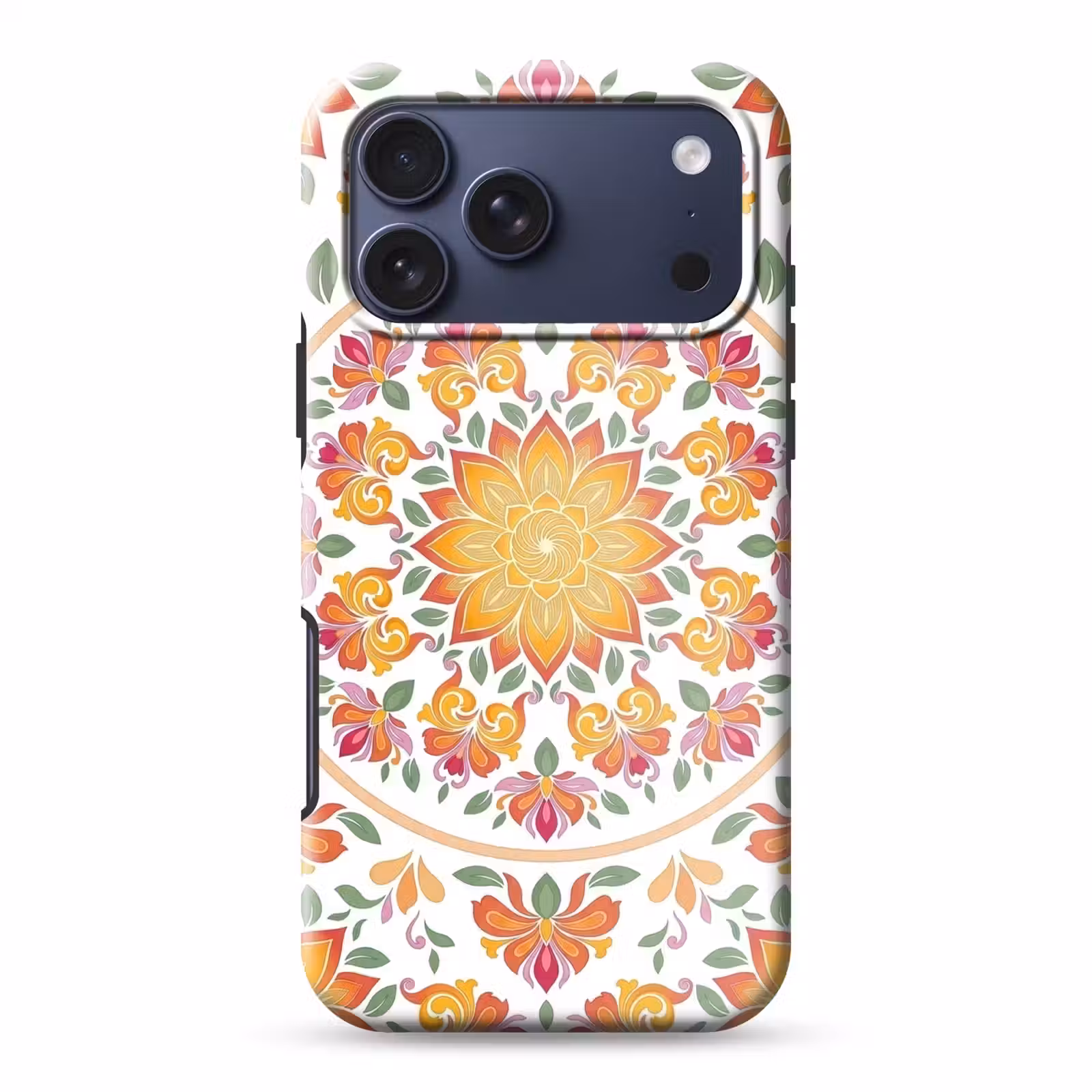 Telefoonhoesje Toughcase - Mandala - Bloemen - Decoratie - Kleurrijk - Abstract — 1
