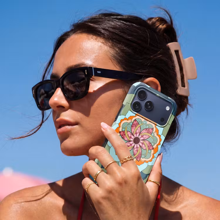 Telefoonhoesje Toughcase - Mandala - Geometrisch - Kunst - Decoratief - Kleurrijk — 6
