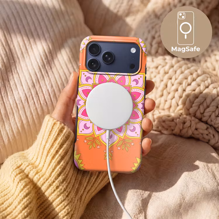 Telefoonhoesje Toughcase - Patroon - Bloemmotief - Decoratie - Abstract - Roze — 8