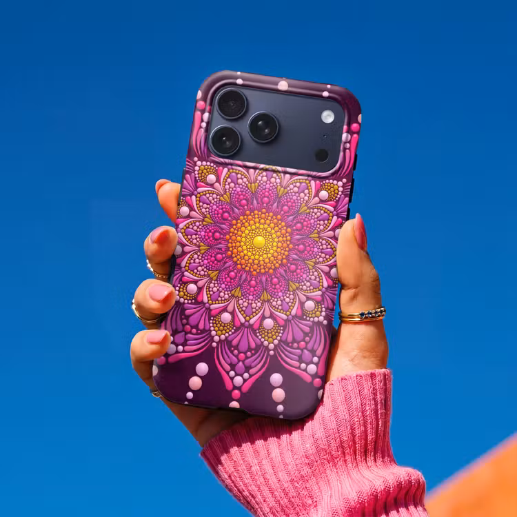 Telefoonhoesje Toughcase - Patroon - Stippen - Abstract - Kleurrijk — 2