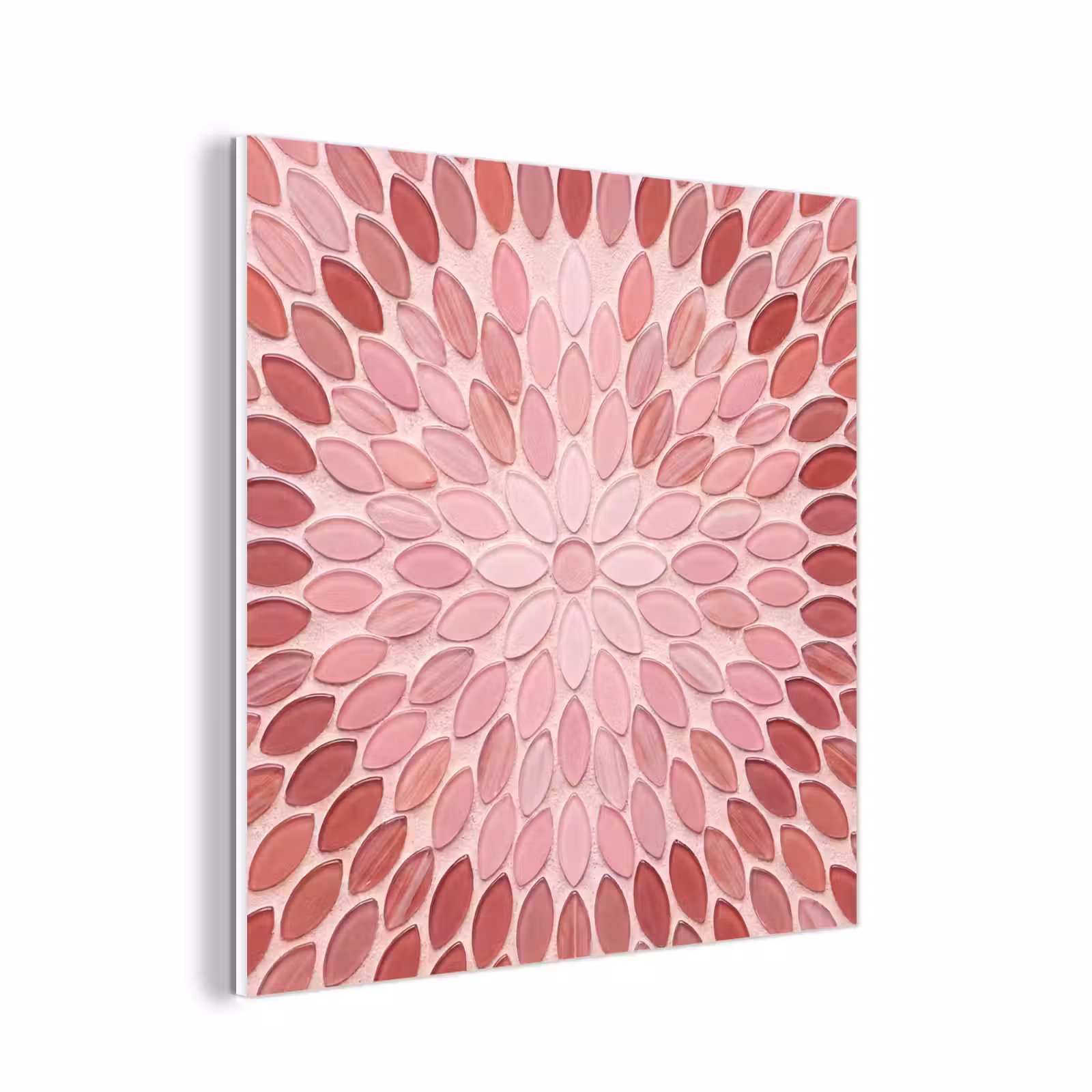 Forex - Patroon - Mozaïek - Ovaal - Abstract - Roze — 1