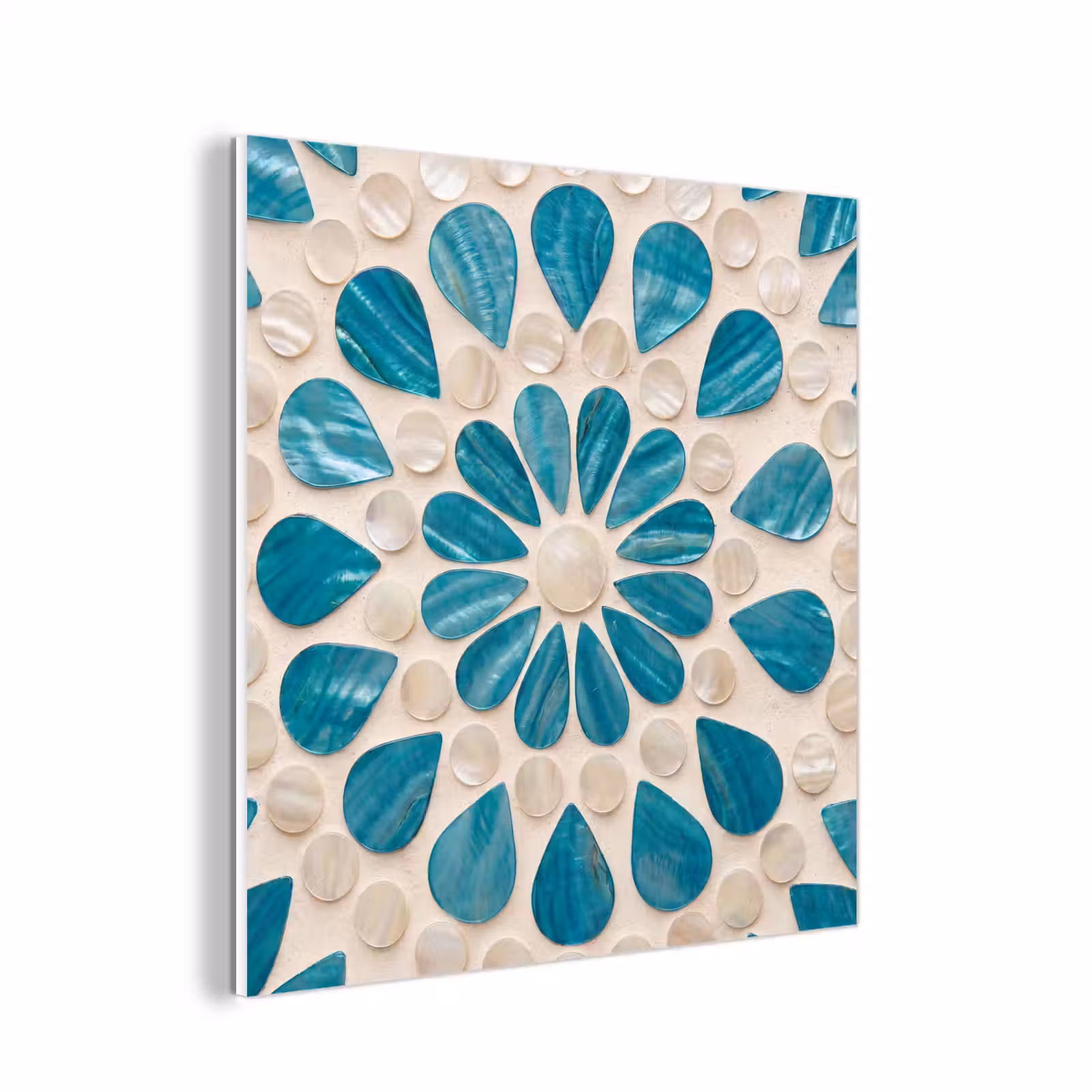 Forex - Patroon - Mozaïek - Schelpen - Abstract - Turquoise — 1