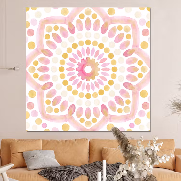 Forex - Abstract - Mandala - Kunst - Modern - Roze — 4