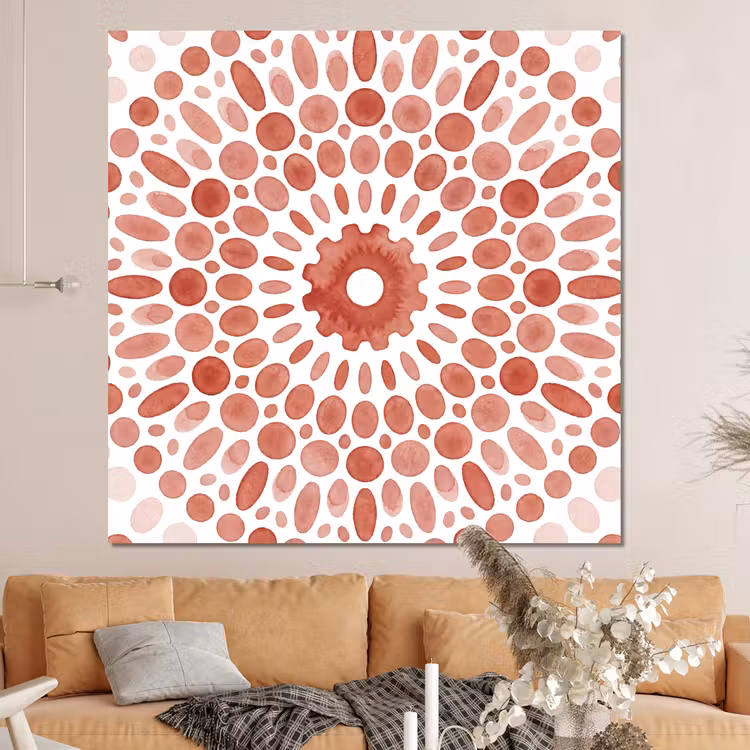 Forex - Patroon - Cirkels - Abstract - Modern - Rood — 4