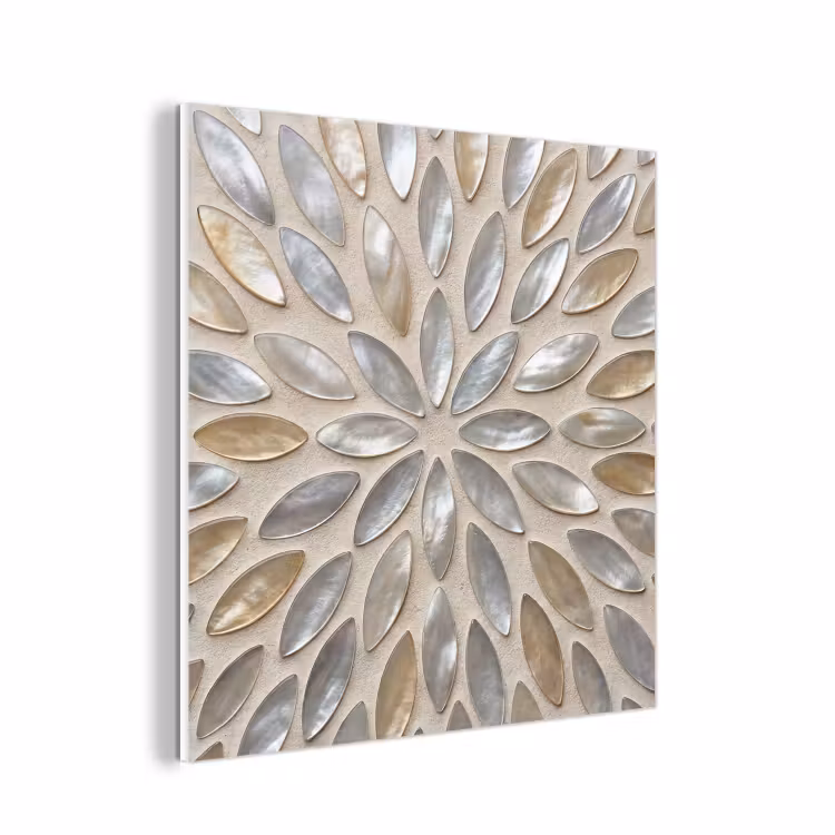 Forex - Patroon - Ovaal - Glanzend - Abstract - Beige — 1